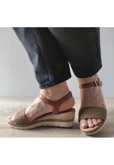 Ежедневни дамски сандали  28720-44 - Кафяви - Кафяв