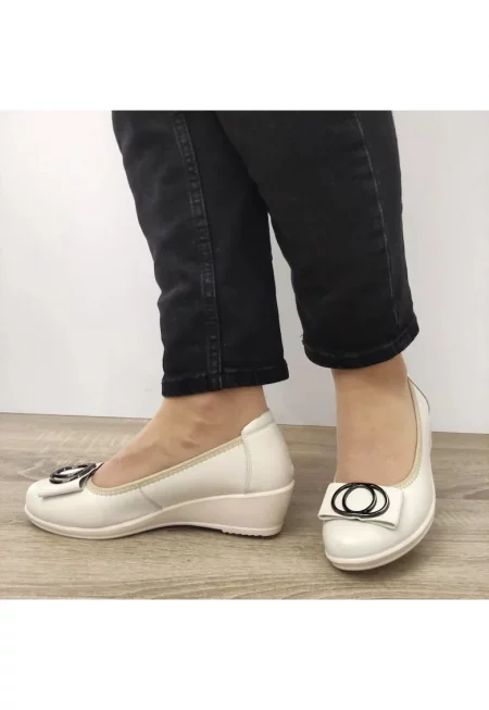 Ежедневни обувки Дамски  57-9 Крем