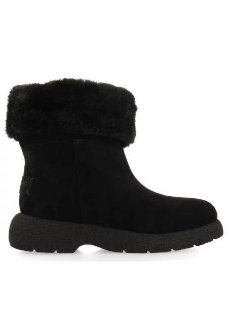 Giosepp - Велурени боти Wilton с еко пух - Черен