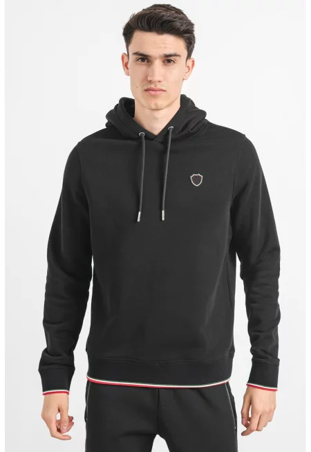 Худи с памук - Червен/Зелен/Черен