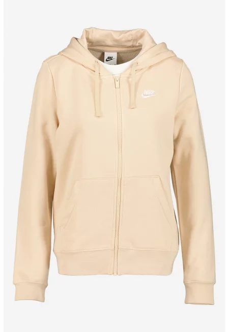 Худи с цип Sportswear Club със скосени джобове