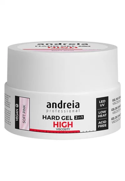 Изграждащ гел Hard Gel high visc Soft Pink - 22 гр