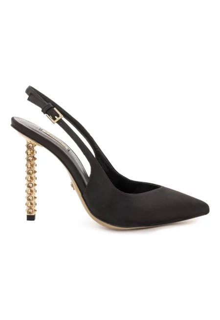 Jayne Shoes With Spikes On The Heel - Черен