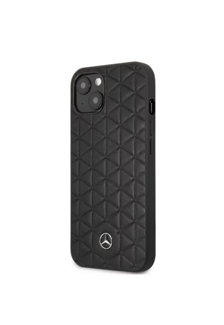 Калъф  HC Quilted Leather за Apple iPhone 13 mini - Черен