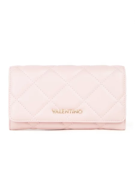 Капитониран портфейл от еко кожа - Слонова кост