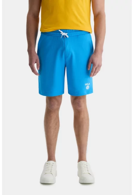 Къс спортен панталон Fowler със странични джобове - Светлосин