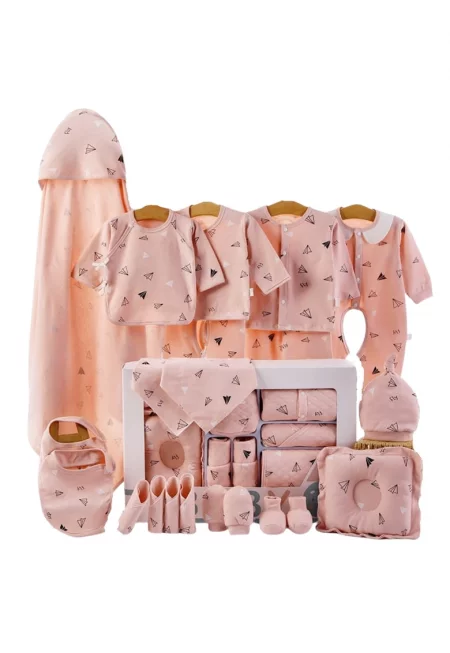 Комплект дрехи за новородено Розов 21 части - 1-3 месеца - 50 СМ