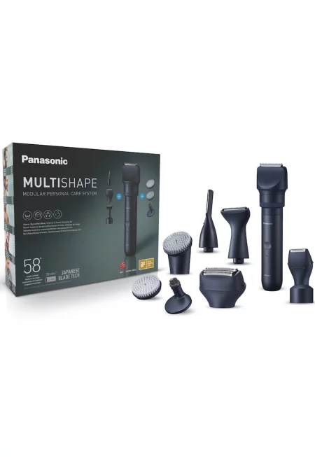 Комплект за подстригване и поддържане на брада/лице  MultiShape XSHAPE TRIM - Включва четки за почистване на лице - Литиево-йонна батерия  ...