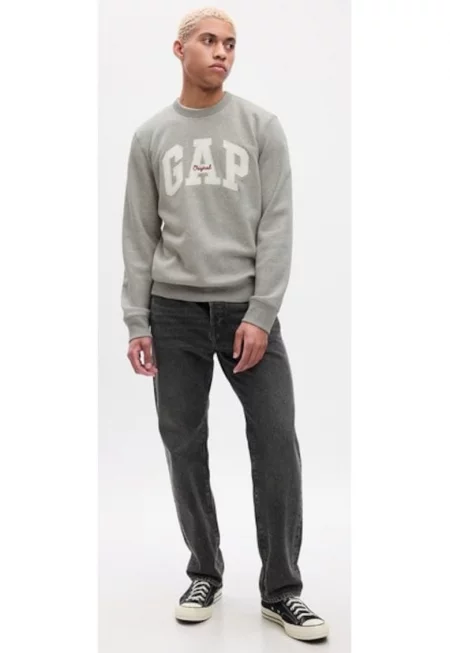 Мъжка блуза -  303617608 - Памук/Полиестер - XL INTL - Сив