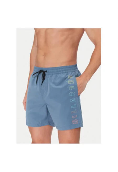 Мъжки бански шорти  EBYJV00122 - Рециклиран полиестер - Син