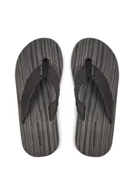 Мъжки чехли -  303650 - текстил - черни - Черен