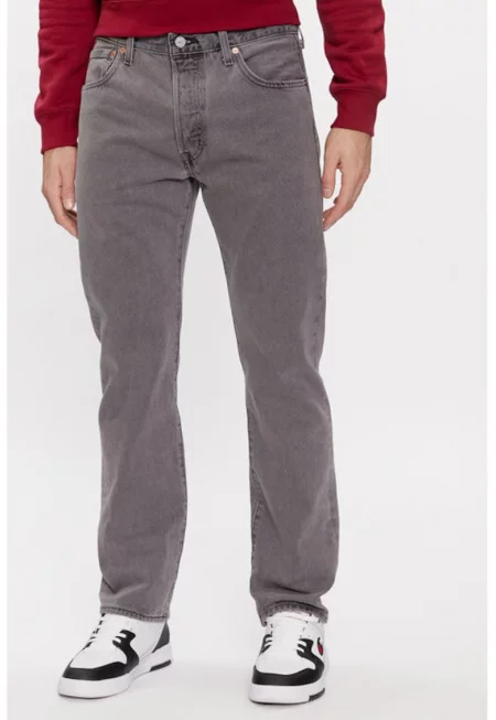 Мъжки дънки -  303663889 - Памук - Сив