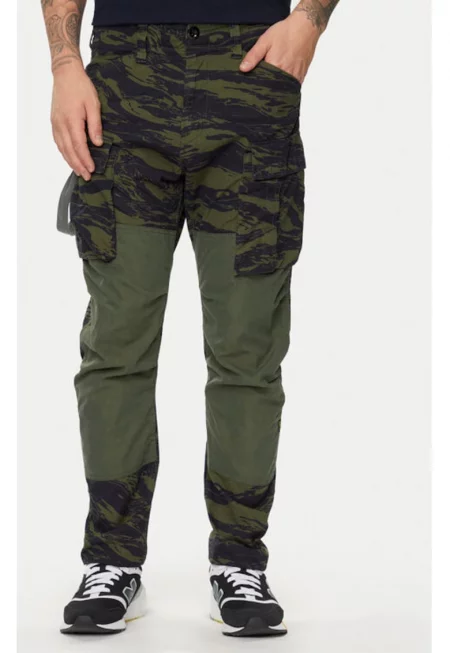 Мъжки панталон - G Star Raw - 303804961 - Памук/Памук - Зелен - Зелен