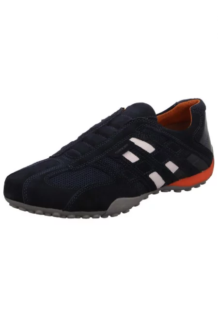 Мъжки спортни обувки  Snake - Кожени - Тъмно сини