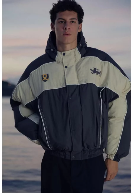Мъжко ежедневно яке puffer  от полиестер