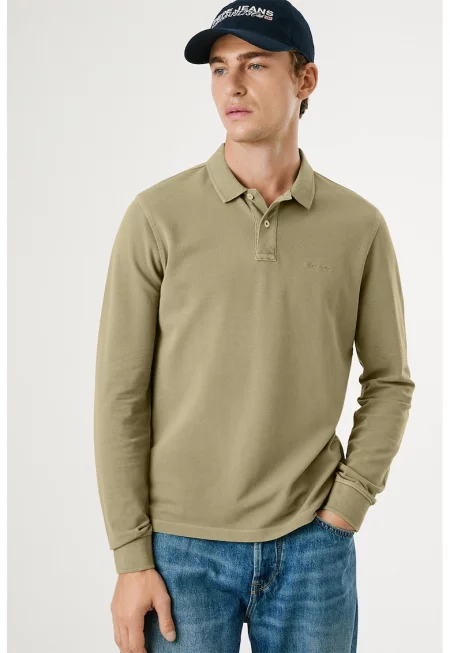 Памучна блуза с яка