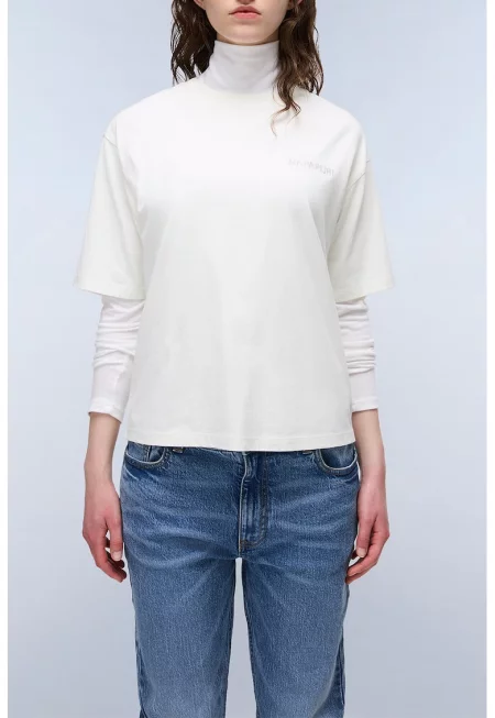 Памучна тениска с лого