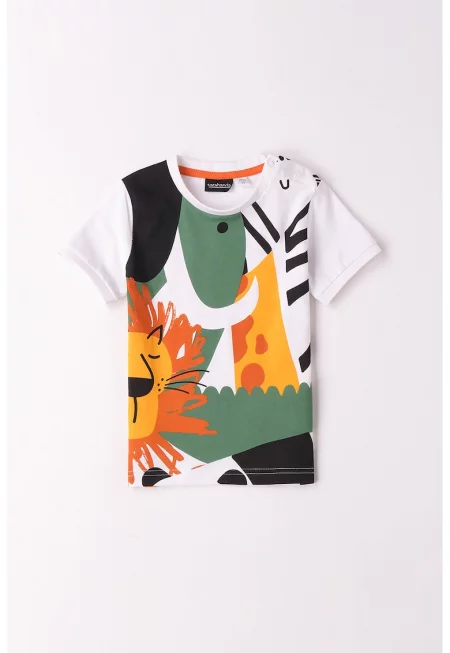 Памучна тениска с шарка