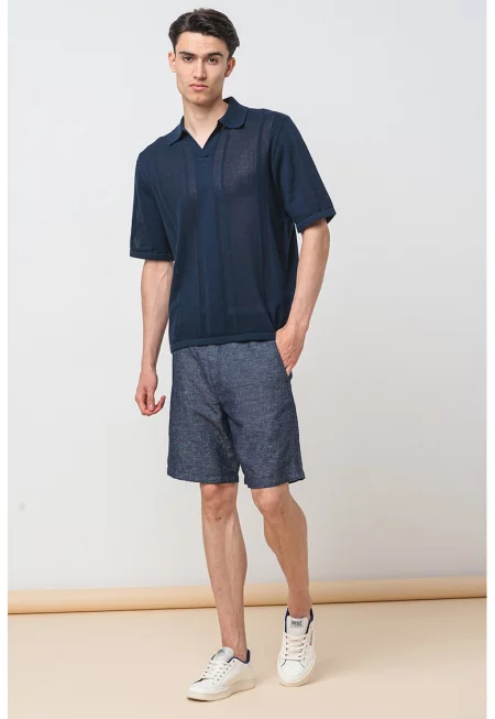 Памучна тениска с яка