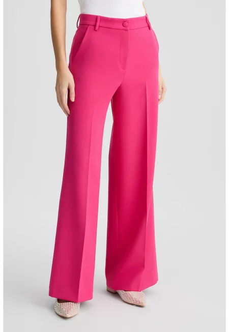 Панталон с широк крачол - Светлорозов