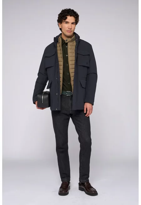 Панталон със стандартна кройка - Избеляло черно