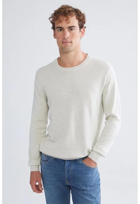 Пуловер със стандартна кройка