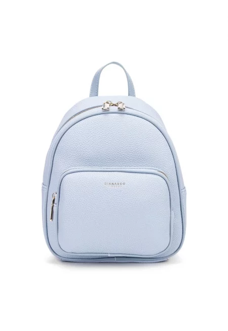 Раница от еко кожа - Светлосин