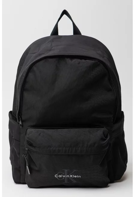 Раница с регулируеми презрамки и лого - Черен