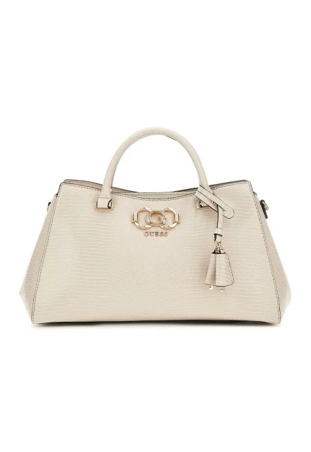 Релефна чанта за рамо от еко кожа