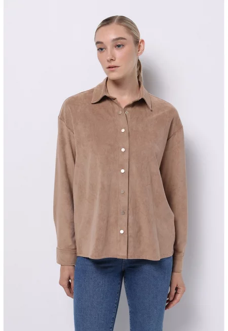 Риза от еко велур