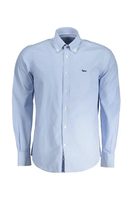 Риза с дълъг ръкав  CRJ012-011468 - Светлосин