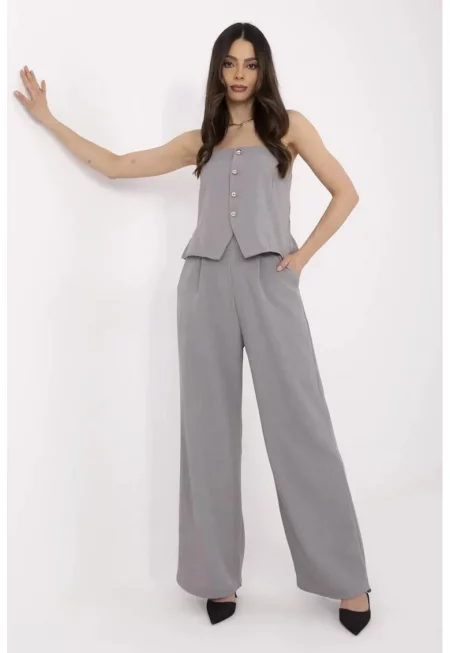 Sleeveless Top & Loose Pants Set