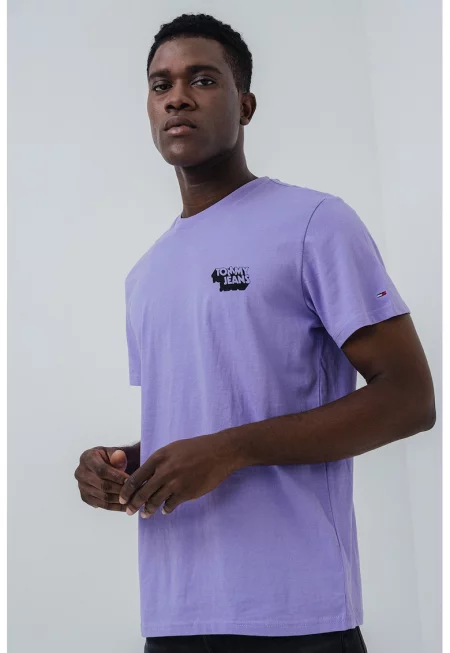 Слим памучна тениска