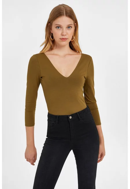 Слим шпиц блуза