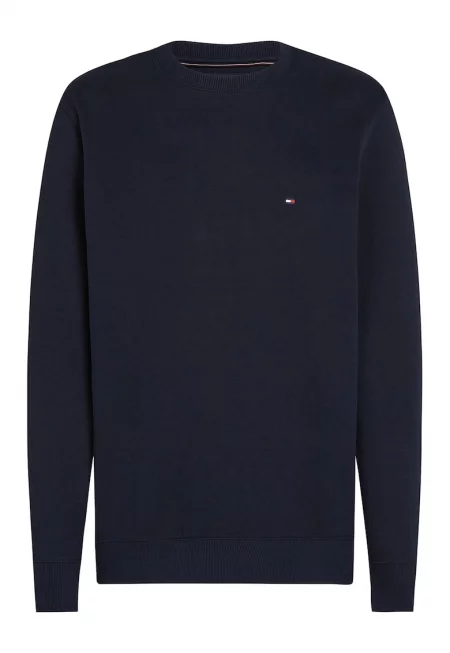 Суитшърт от органичен памук с лого - Ултрамарин синьо