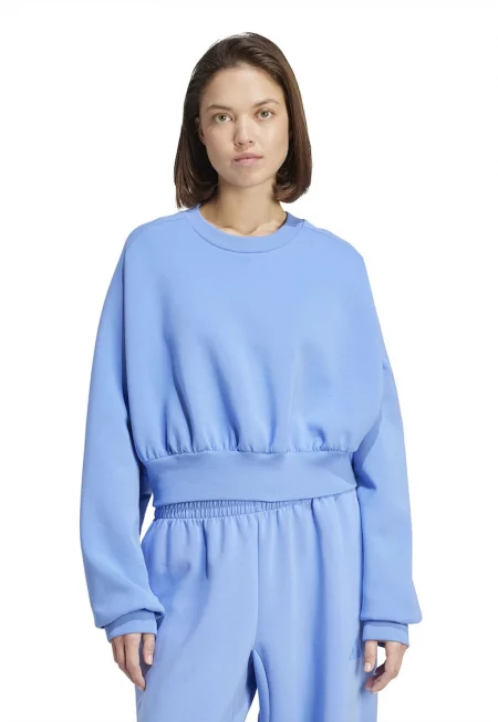 Свободен суитшърт Soft Lux с модал - Пастелносин