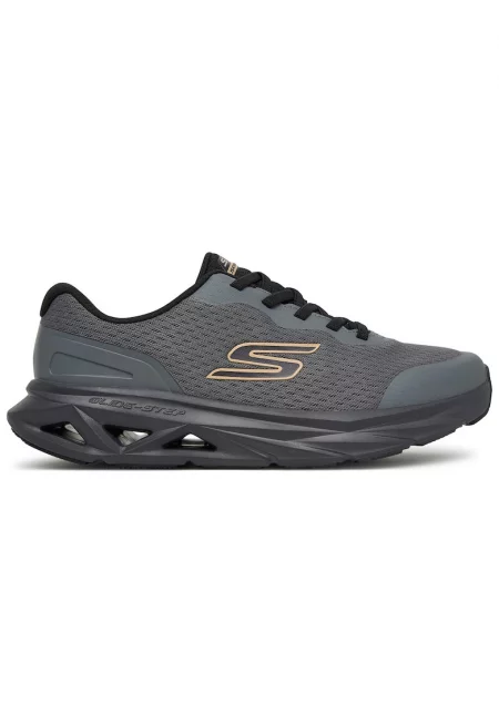 Текстилни маратонки с подметка Glide-Step - Сиви -