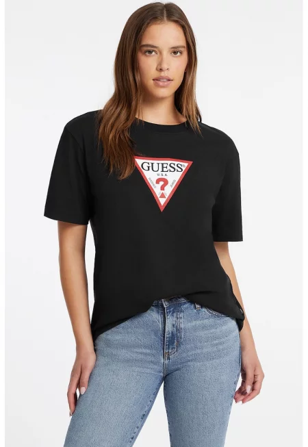 Тениска с овално деколте