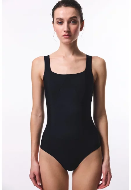 Цял бански - Черен