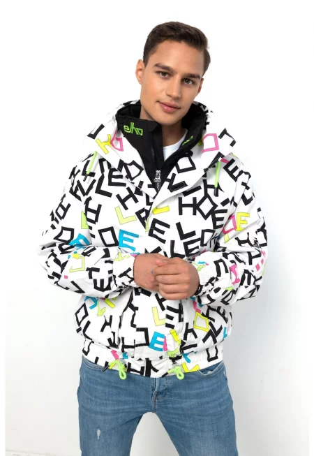 Унисекс зимно ски яке Meribel 89 с десен