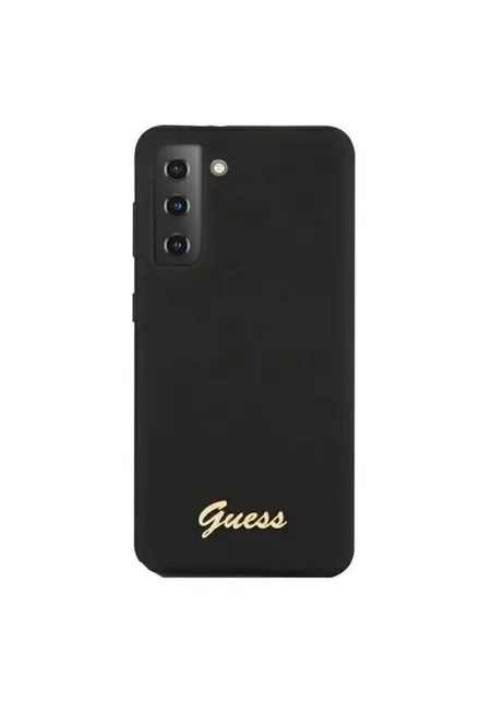 Защитен калъф Cover  Silicone Metal Logo за Samsung Galaxy S21 Plus GUHCS21MLSLMGBK - Black