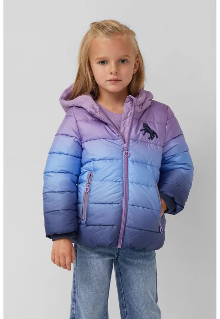 Зимно яке с преливащи се цветове