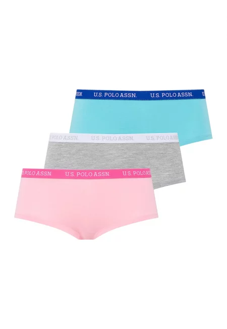 Бикини тип хипстър с лого - 3 чифта