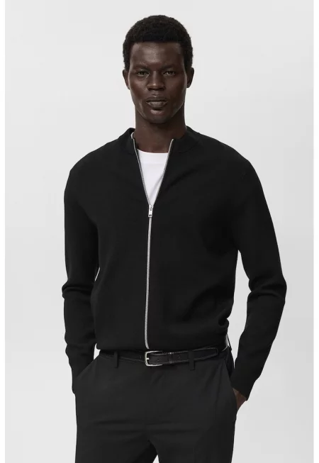 Бомбър яке с цип