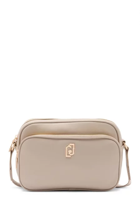 Чанта през рамо от еко кожа - Бежов