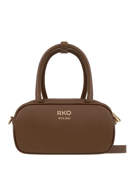 Чанта през рамо от кожа - Кафяв