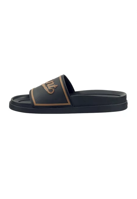 Чехли Pierbay с лого - Черен/Кафяв