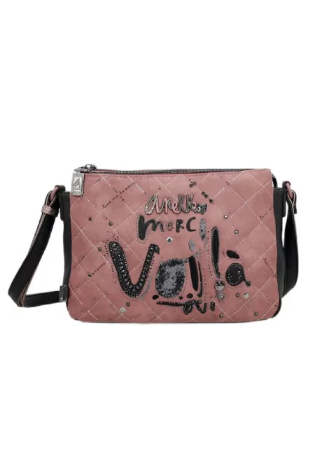 Дамска чанта  Parisian 41813-184 - 27x20x10см - 3 отделения - многоцветна