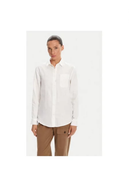 Дамска риза  Лен - Бял