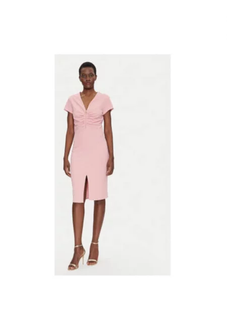 Дамска рокля  CFC0123774003 - Полиестер - Розов